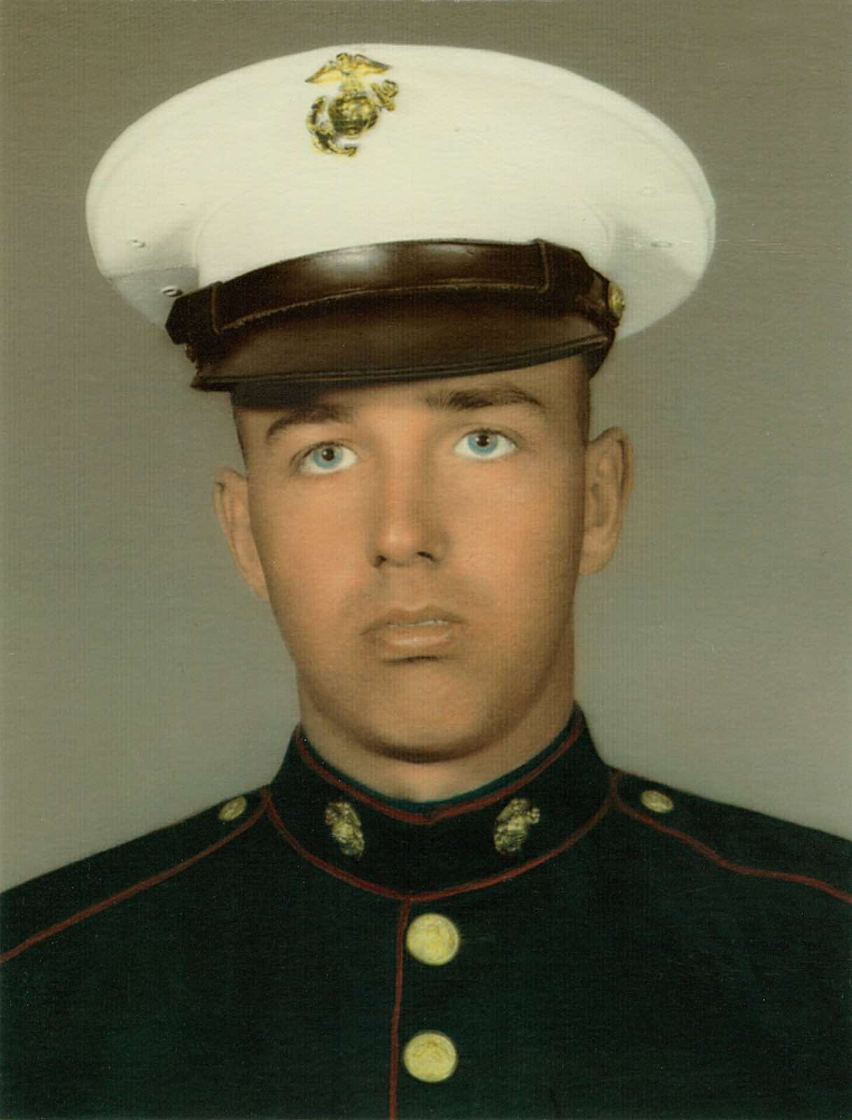 Derl in Marine Corps dress uniform